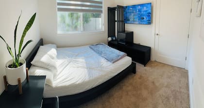 Charming townhome in Central Fremont with AC.5 mins to Kaiser, Washington, Tesla