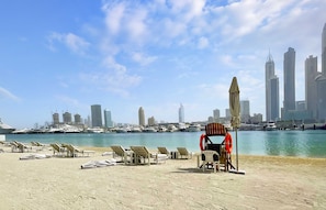 Private beach