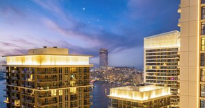 Blick von der Unterkunft