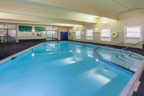 Indoor pool, a heated pool
