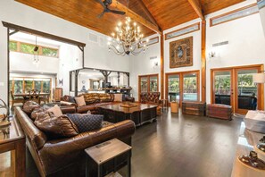 Interior - Tampa Oasis | Private Pool + Sauna | Sleeps 14 (Temple Terrace)