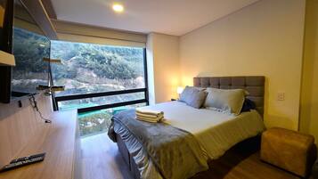 Căn hộ Executive | Màn/rèm cản sáng, phòng cách âm, bàn ủi/dụng cụ ủi quần áo