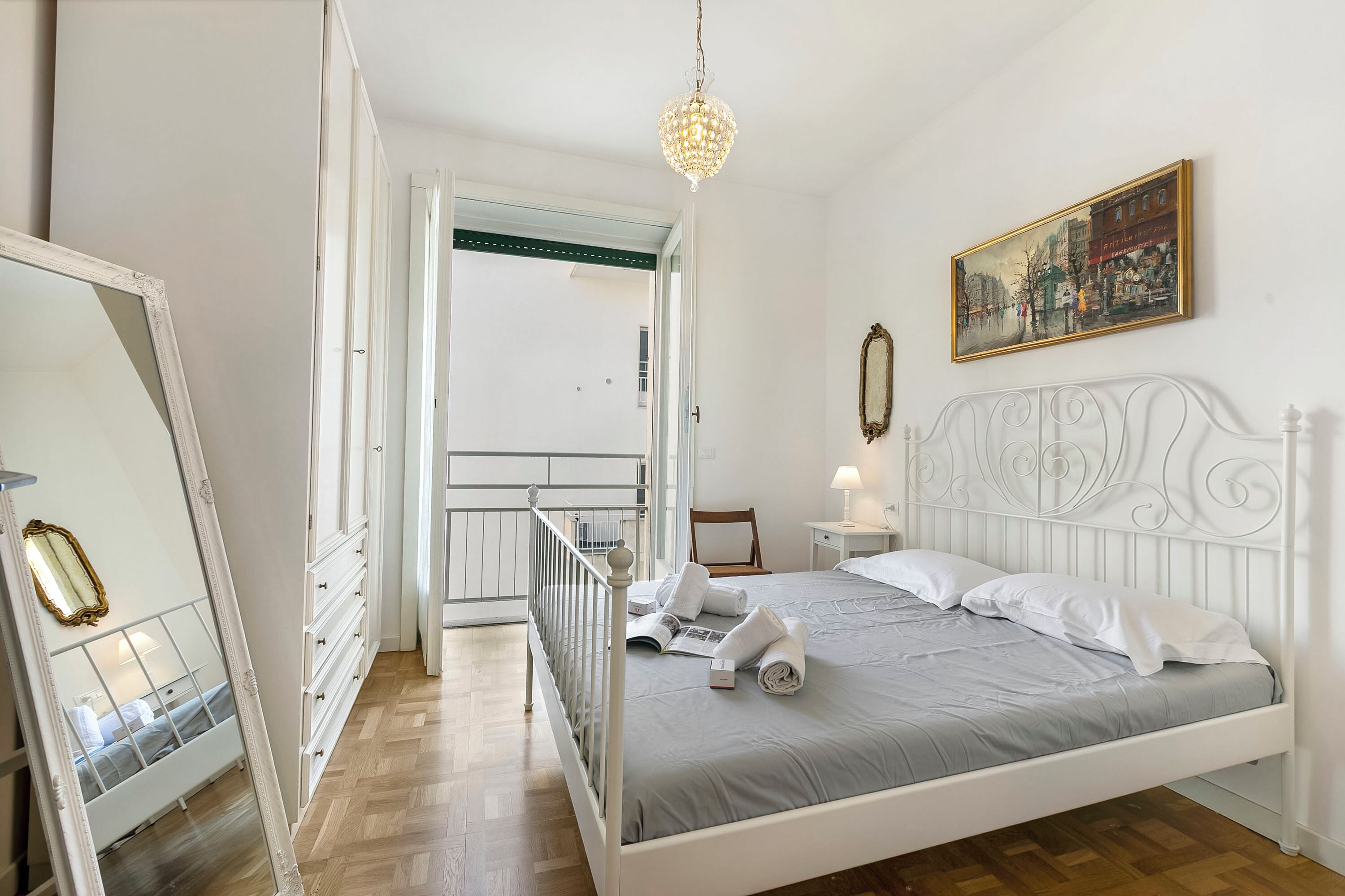 1 Schlafzimmer, Bügeleisen/Bügelbrett, Bettwäsche