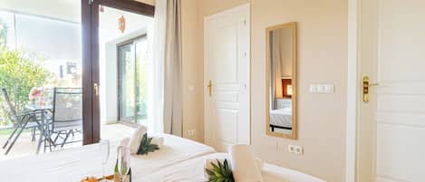 Apartemen Keluarga, 1 kamar tidur, tepi gunung (Single Homes Mijas Golf) | 1 kamar tidur, ruang kerja ramah laptop, Wi-Fi gratis, dan seprai linen