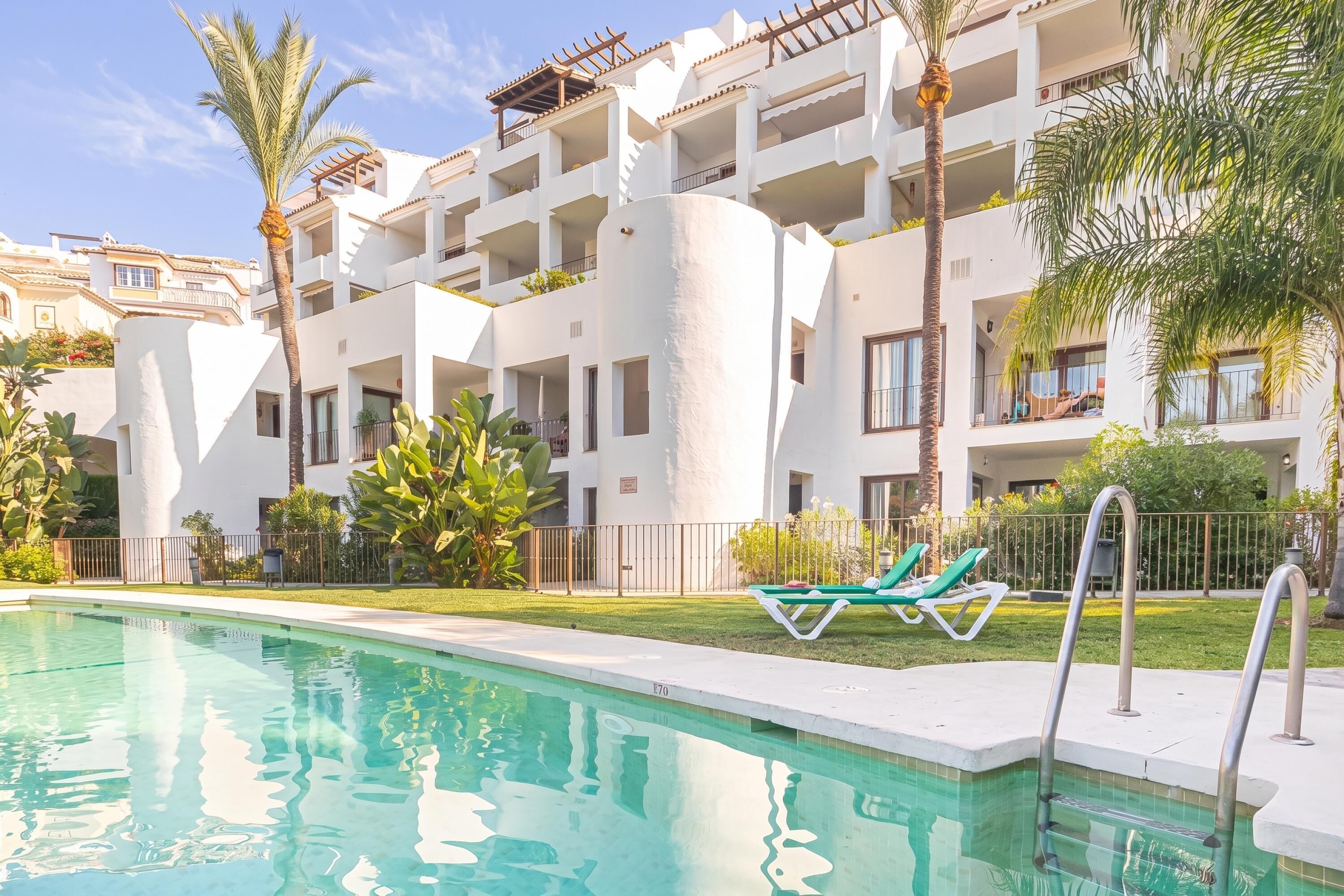 Family Apartment, 1 Bedroom, Microwave, Mountainside (Mijas Golf 1-Bedr, Terrace & shared) | Pool | Seasonal outdoor pool