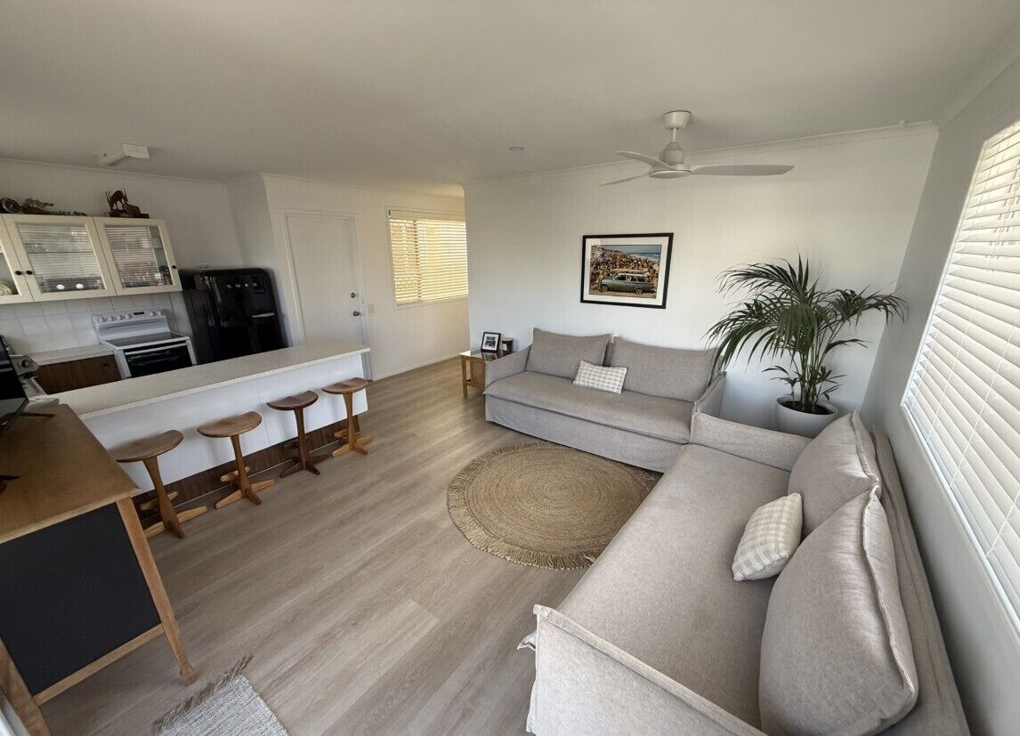 Apartment, 2 Schlafzimmer, Balkon, am Strand | Wohnbereich