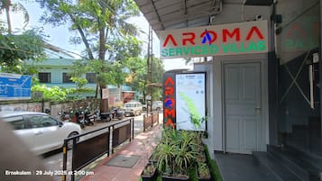 Fachada de la propiedad