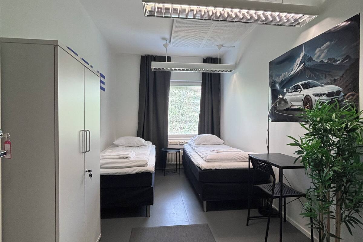 Standard Double Room, Courtyard View | Desk, laptop workspace, blackout drapes, soundproofing