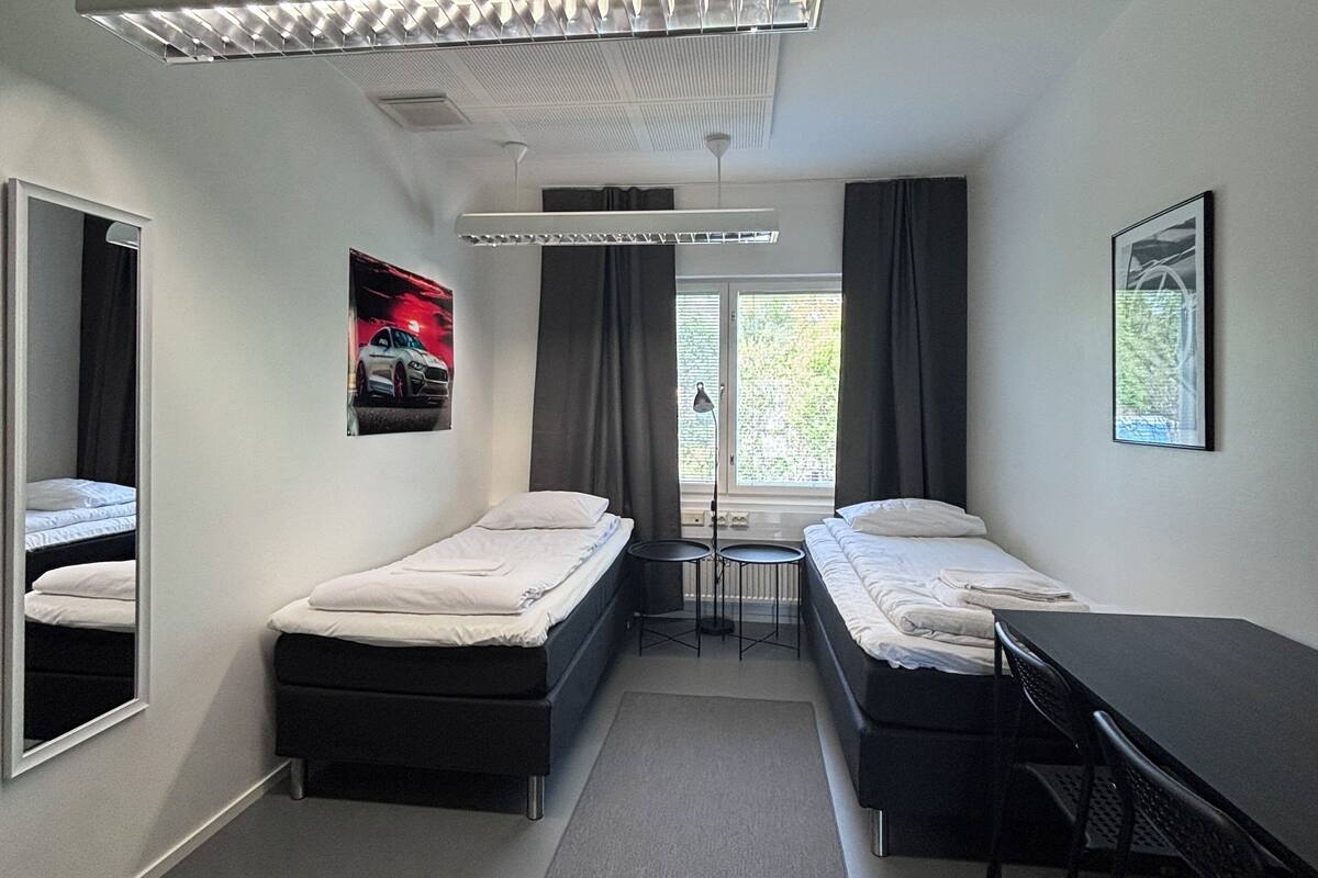Standard Double Room, Courtyard View | Desk, laptop workspace, blackout drapes, soundproofing