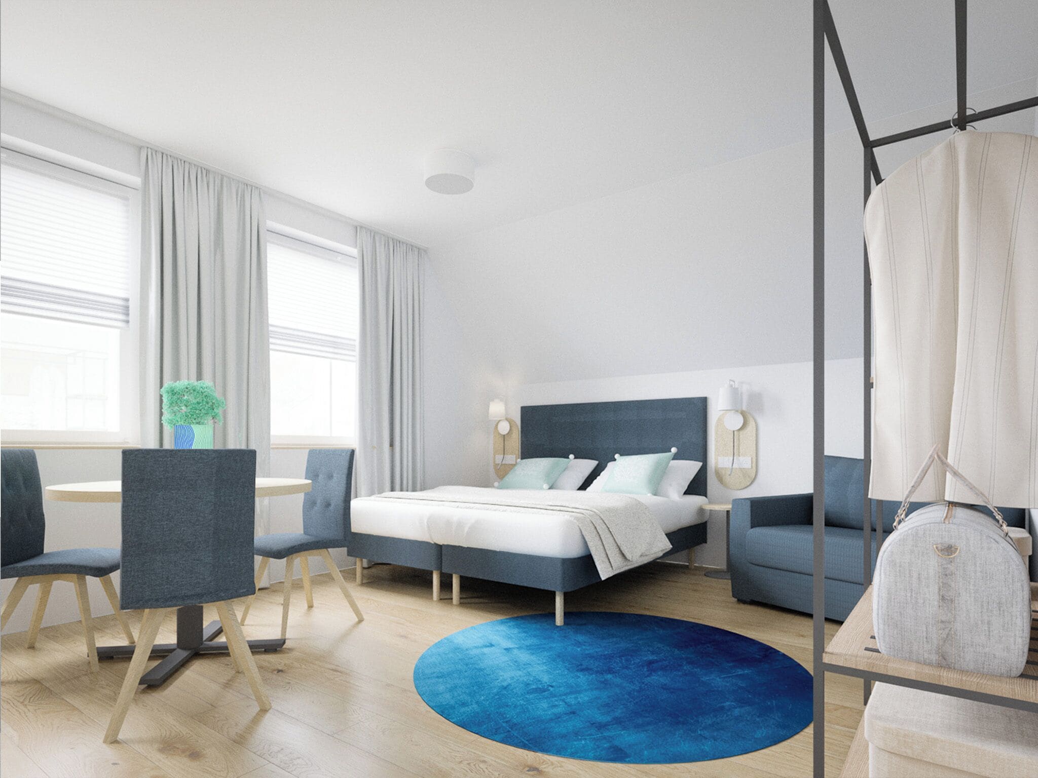1 Schlafzimmer, Bügeleisen/Bügelbrett, Reisekinderbett, kostenloses WLAN