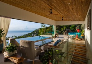 Terrace/patio - JUGRAJ - 5 BDR - CHAWENG NOI (Ko Samui)