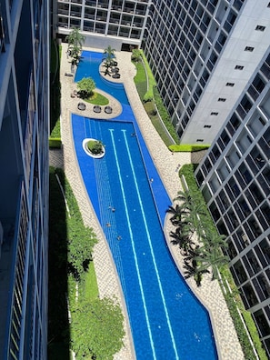 Room, 1 Bedroom, Accessible, Pool View | Pool | Outdoor pool - Room-aj Staycation at Shore 2 (Pasay)