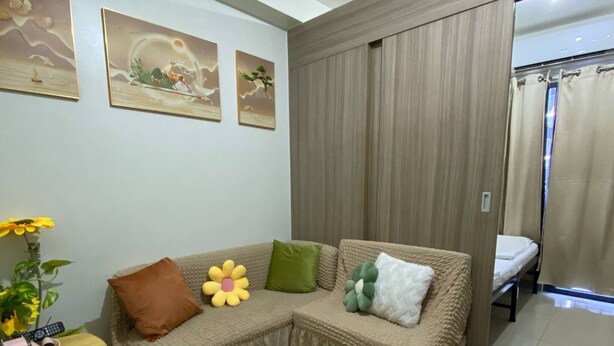 Living room - Room-aj Staycation at Shore 2 (Pasay)