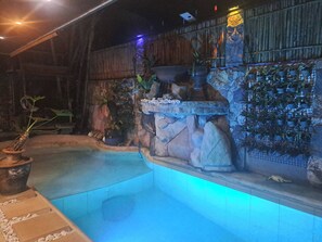 Pool - Tribal Bliss Private Resort in Lipa Batangas, a privat Guest Room with Pool (Lipa City)