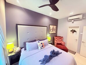 2 bedrooms, iron/ironing board, internet, bed sheets