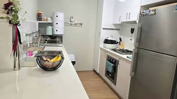 Microwave, oven, stovetop, toaster