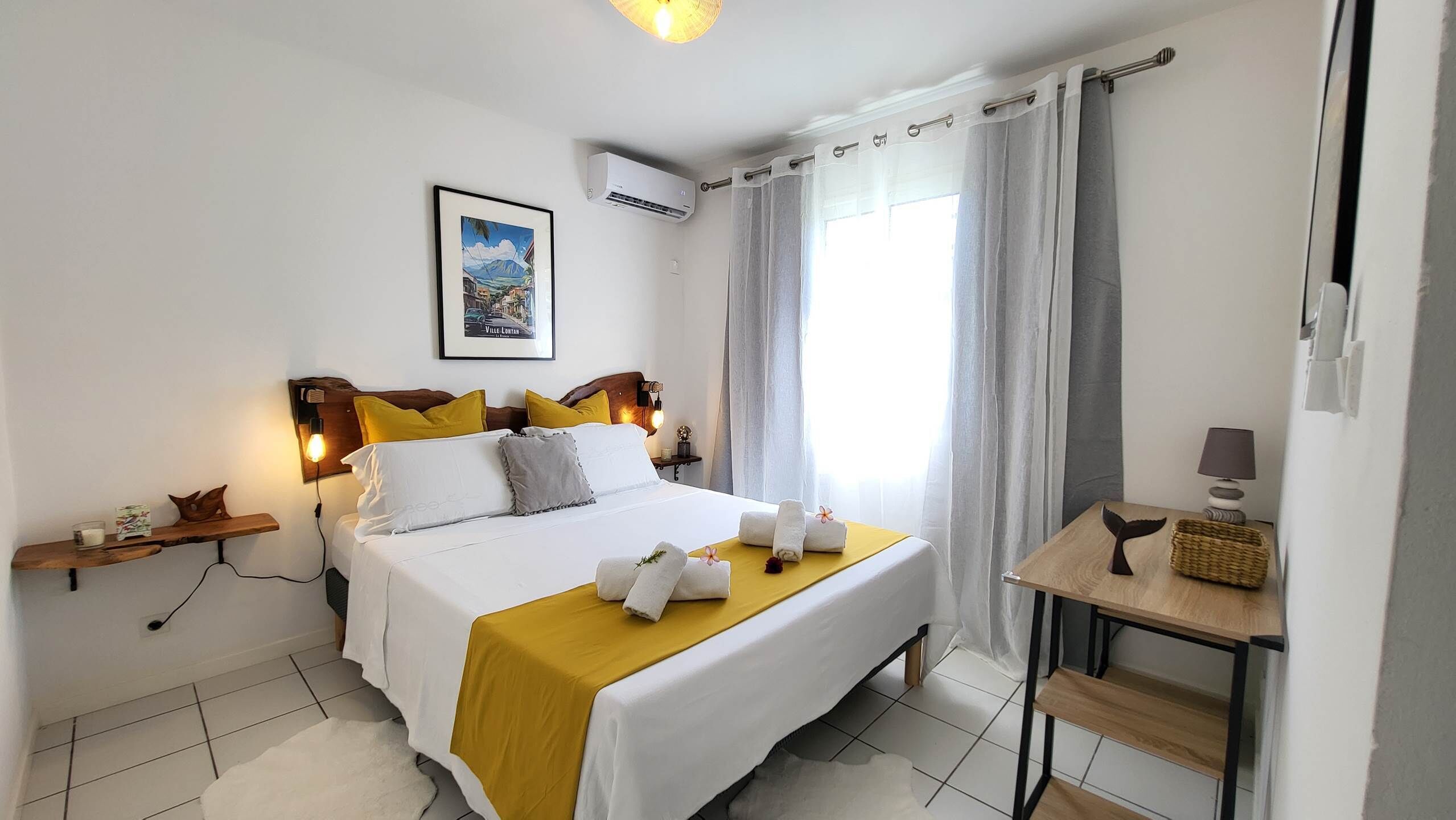2 habitaciones, tabla de planchar con plancha y wifi gratis 