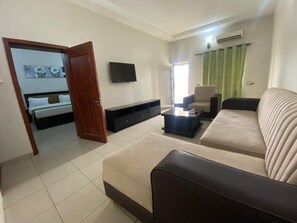 Comfort-suite - balkon - byudsigt | Opholdsområde