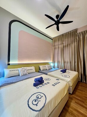 3 bedrooms, iron/ironing board, free WiFi, bed sheets