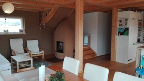 Interior - Eco clay & straw villa with mountain scenery (Žiar)