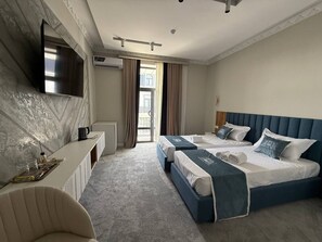Deluxe Double or Twin Room | Blackout drapes, soundproofing, iron/ironing board, free WiFi - National gold plaza (Samarkand)