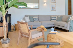 Télévision, cheminée