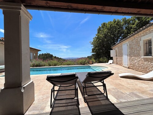 Adorable house with  swimming pool and panoramic view