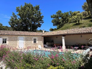 Pool - Adorable house with  swimming pool and panoramic view (Villeneuve)