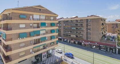 2-Bedroom Retreat with Terrace in Granada - Steps from Metro and Bus