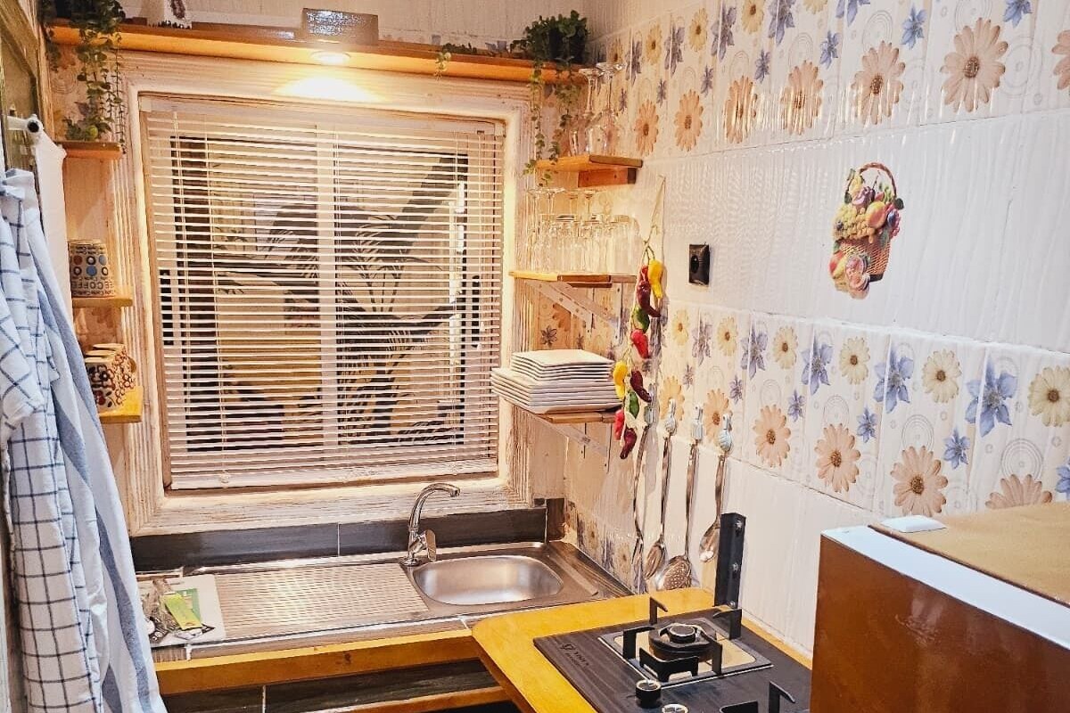Apartment, Balcony | Private kitchen
