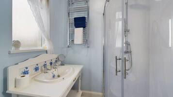 Free toiletries, hair dryer, towels, toilet paper