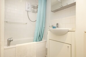 Hair dryer, towels