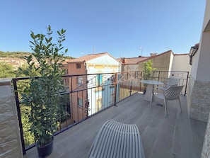 Quarto luxo | Terraço/pátio