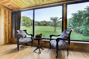 Villa, Private Pool, Garden View | Desk, laptop workspace, iron/ironing board, free WiFi - Alaya Stays Fortezza | Pet-friendly 6-BHK Farmhouse With Private Pool (Sohna)