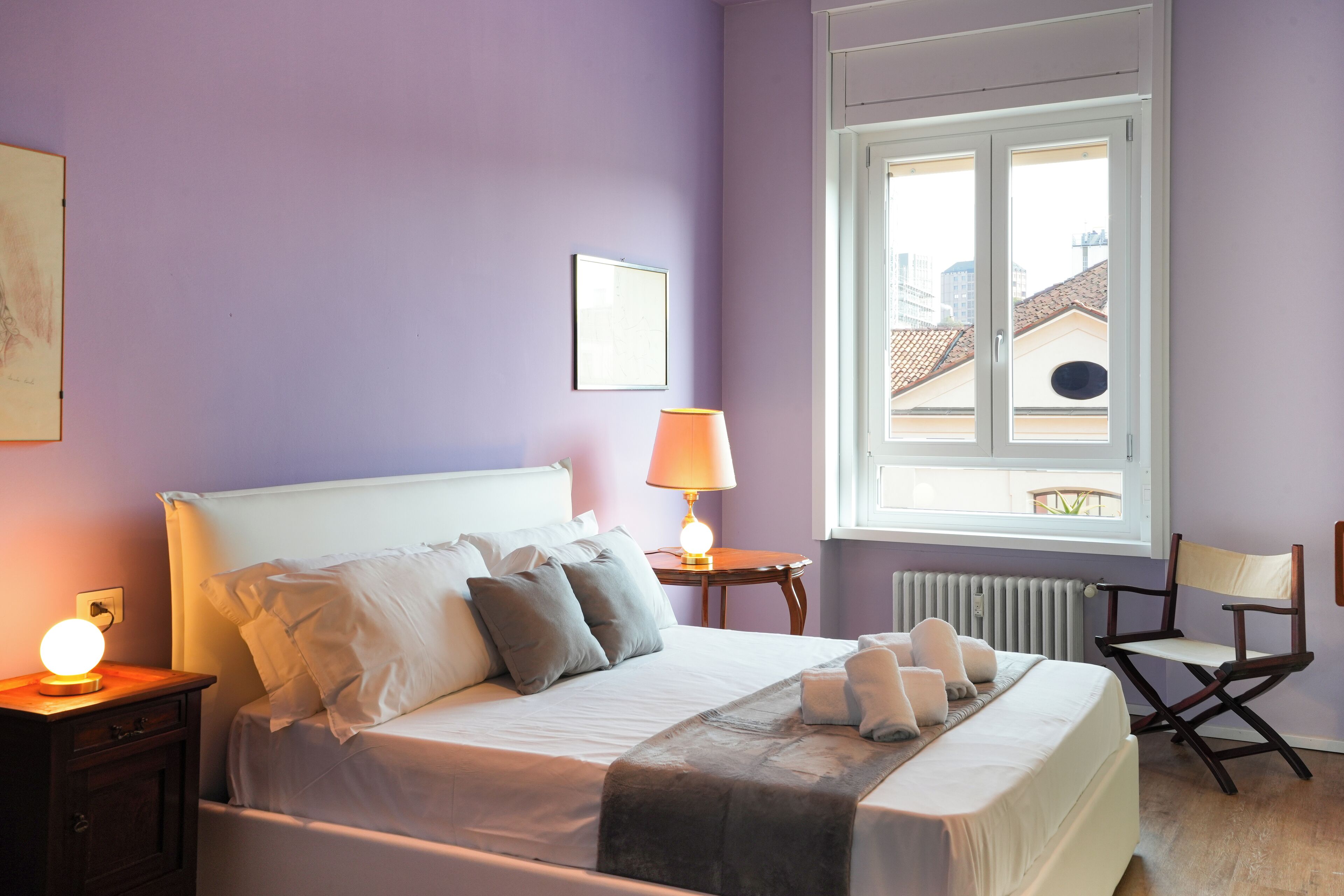 2 chambres, fer et planche à repasser, Wi-Fi, draps fournis