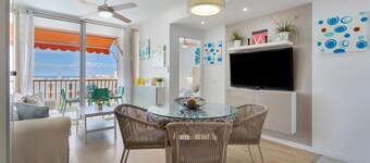 Vacation 'Lovely Nice Los Cristianos' with Sea View, Shared Pool and Wi-Fi