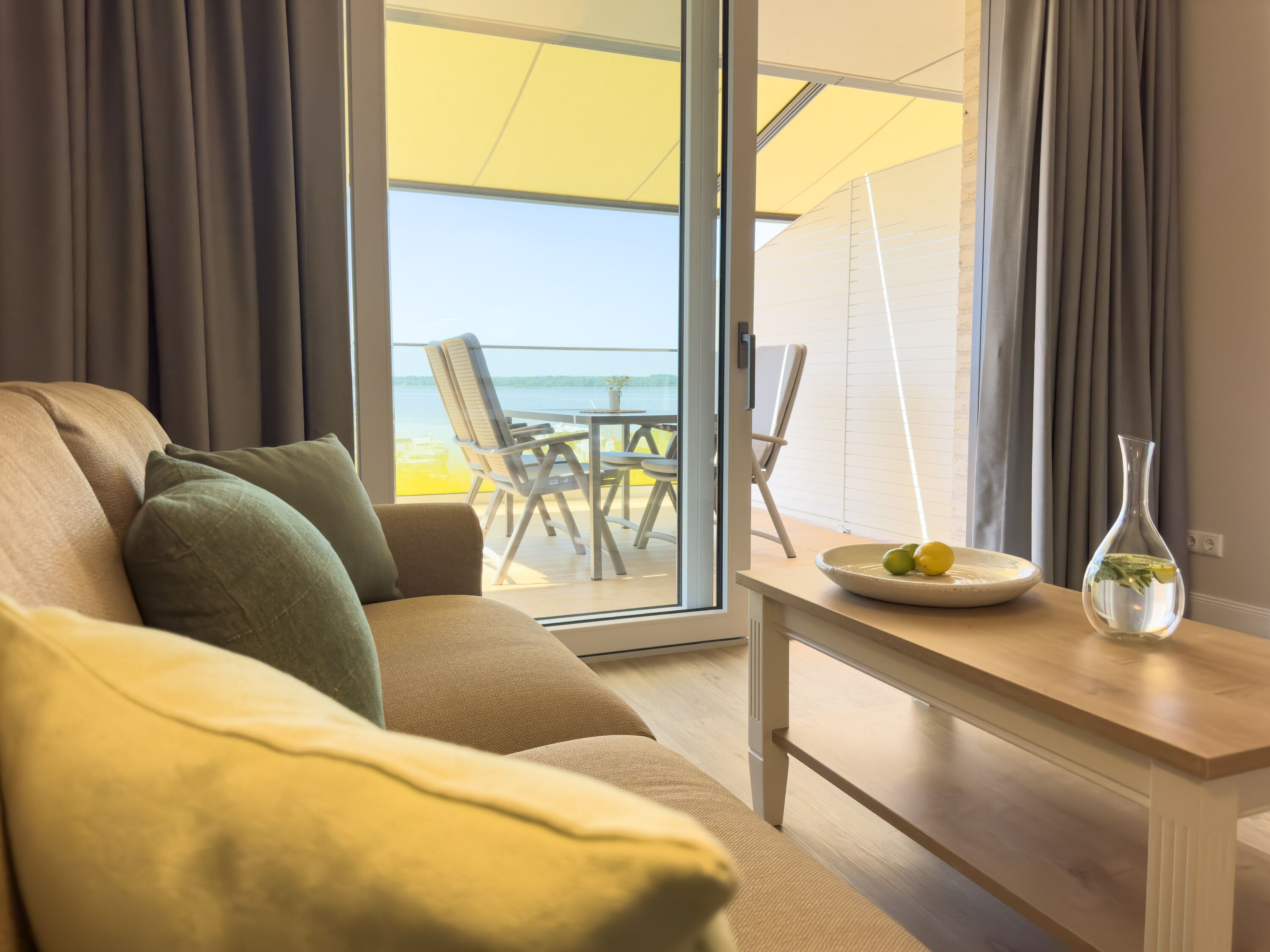 Deluxe Suite, Balcony, Sea View | In-room safe, free WiFi, bed sheets