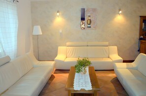 TV, caminetto