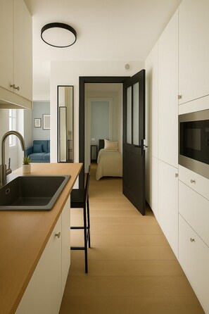 1 bedroom, iron/ironing board, free WiFi, bed sheets