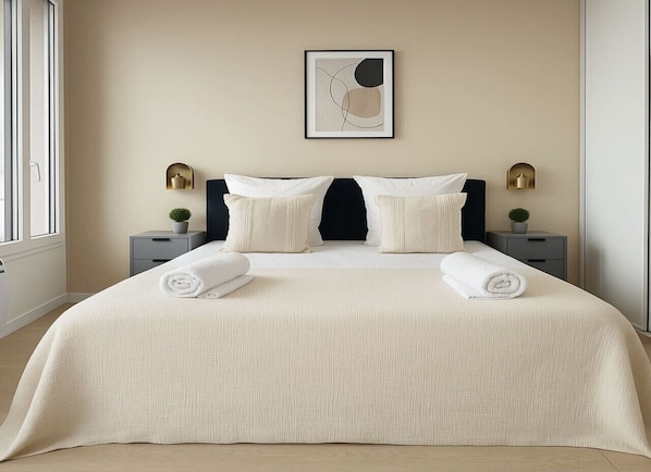 1 chambre, fer et planche à repasser, Wi-Fi gratuit, draps fournis
