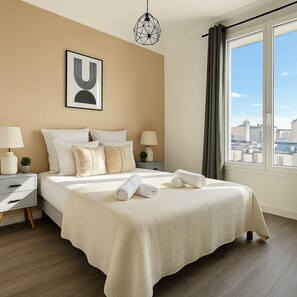 1 bedroom, iron/ironing board, free WiFi, bed sheets