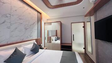 Phòng Suite Executive | Bàn, truy cập Internet không dây miễn phí, bộ trải giường