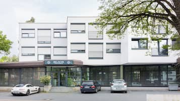 Façana frontal de l'allotjament