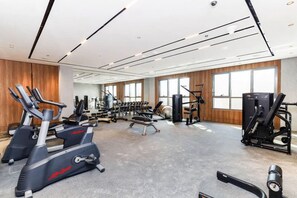 Lejlighed - 1 soveværelse - handicapvenligt - balkon | Fitnesslokale