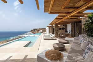 Una piscina riscaldata