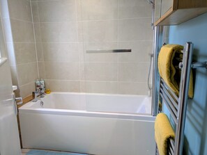 Towels, soap, toilet paper