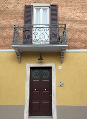 Voorkant van accommodatie