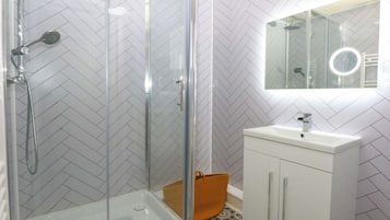 Shower, hair dryer