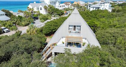 Extraordinary 30a Beach House w/ Private Pool, Balcony & Deck! Steps to Beach
