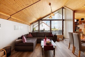 TV, DVD player, table tennis, stereo